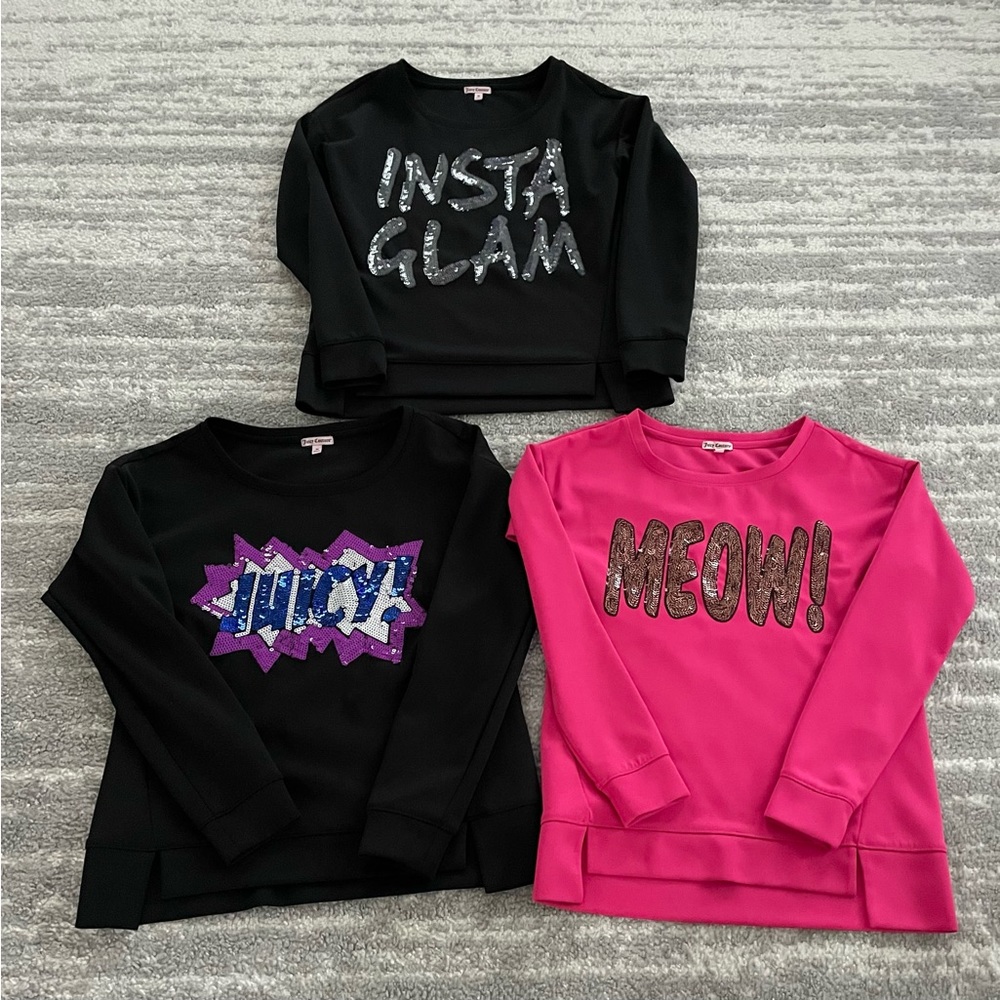 3x Juicy Couture Sweatshirt